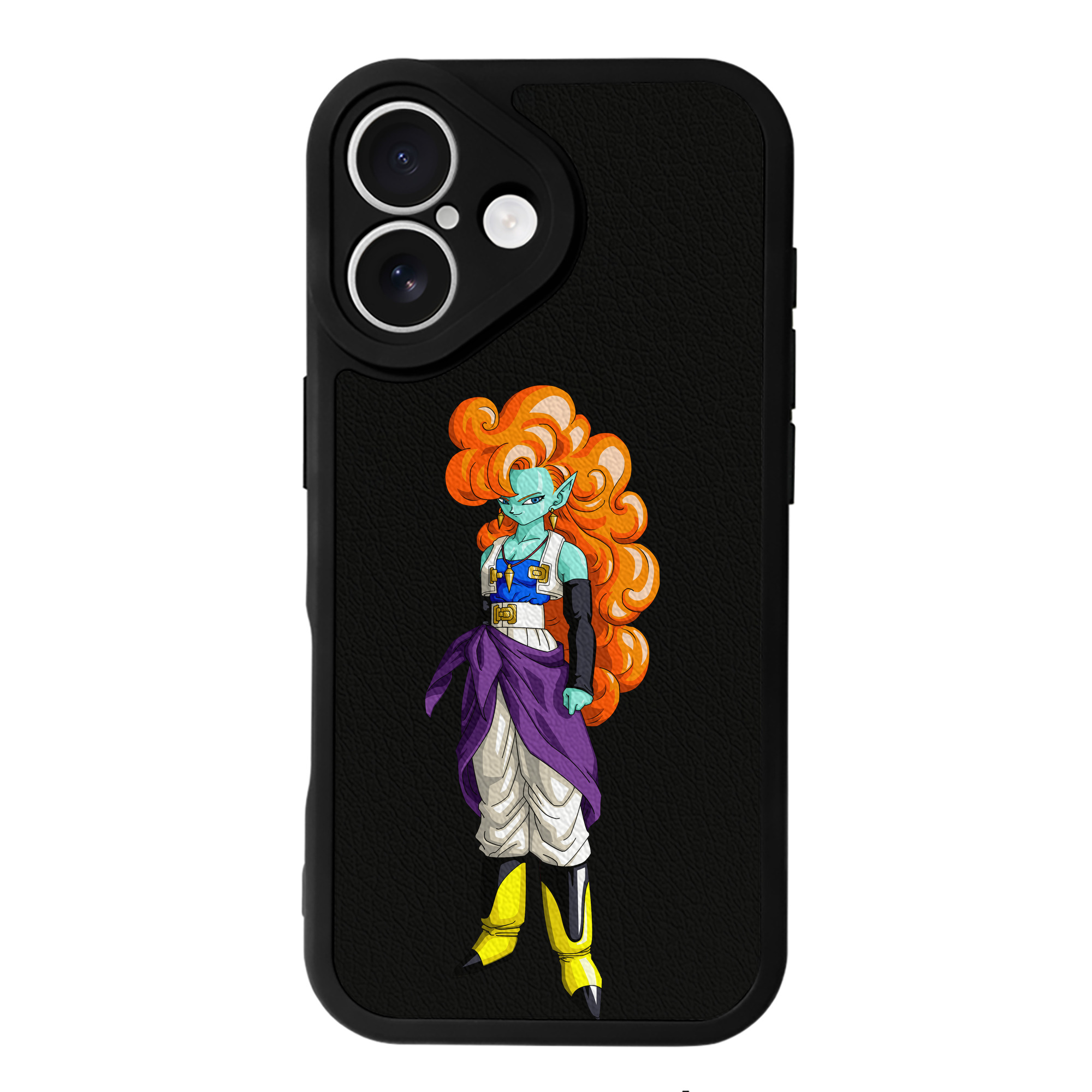 （画像用） ドラゴンボール DRAGON BALL 【iPhone 16シリーズ対応】シリコンスマホケース（レザー調） 材質：シリコン